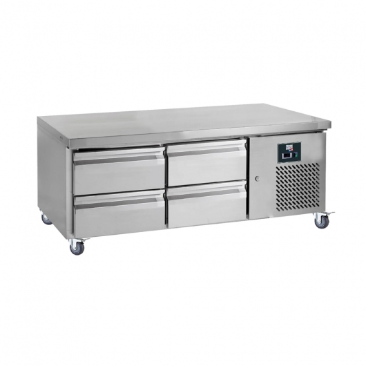 Soubassement réfrigéré 2 x 2 tiroirs, 172 L