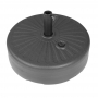 Pied de parasol en plastique noir 40 L