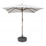 Pied de parasol en plastique noir 40 L