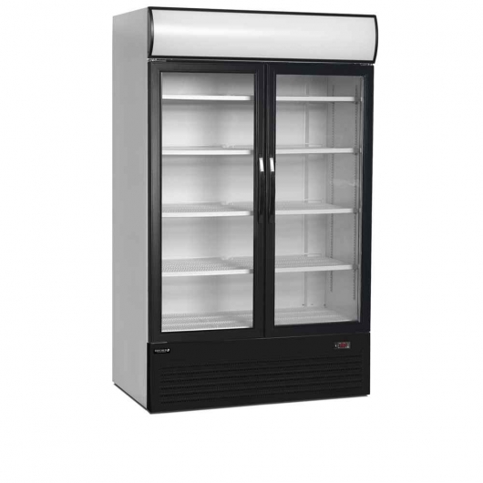 Armoire à boissons 2 portes battantes bandeau lumineux 1082 L
