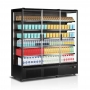 Vitrine murale noire 3 portes battantes 1147 L