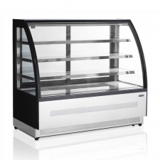 Vitrine réfrigérée bombée ventilée L. 1505 mm 277 L