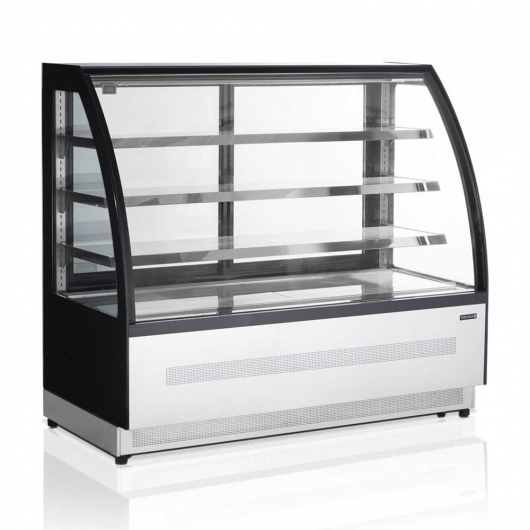 Vitrine réfrigérée bombée ventilée L. 1505 mm 277 L