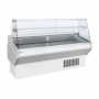 Vitrine droite froid statique avec réserve 1040 x 820 mm
