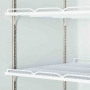Vitrine positive 3 portes vitrées intérieur blanc 1264 L