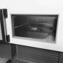 Vitrine de service plan de travail 900 mm grise 325 L