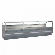 Vitrine de service ventilée pour traiteur grise 947 L