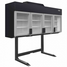 Congélateur/réfrigérateur mural noir basse conso 4 portes 650 L