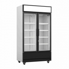 Armoire froide positive 2 portes en verre 670 L
