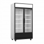 Armoire froide positive 2 portes en verre 670 L