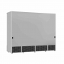 Vitrine murale positive 4 portes en verre blanche 2025 L