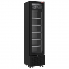 Vitrine ventilée positive 221 litres NOIRE