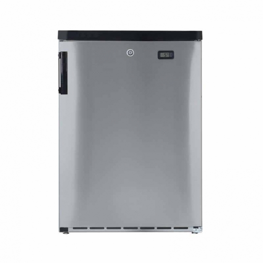 Armoire froide ventilée inox 180 L, porte pleine