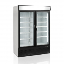 Congélateur vertical de vitrine 930 L 