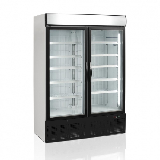Congélateur vertical de vitrine 930 L 