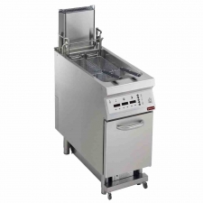 Friteuse gaz digitale 23 L filtrage huile automatique