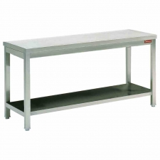 Table inox P. 600 mm L. 2200 mm