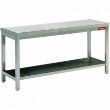 Table inox P. 600 mm L. 800 mm