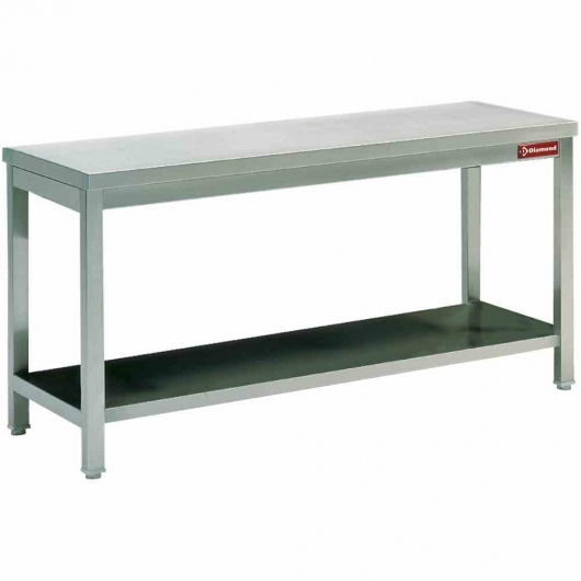 Table inox P. 600 mm L. 800 mm