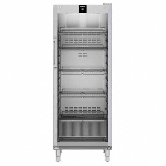 Armoire froide positive vitrée inox GN 2/1 688 L
