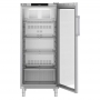 Armoire froide positive vitrée inox GN 2/1 600 L