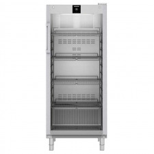 Armoire froide positive vitrée inox GN 2/1 600 L