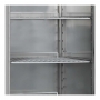 Armoire froide négative 2 portes pleines inox 976 L