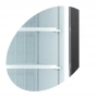 Armoire froide négative 3 portes vitrées 1252 L