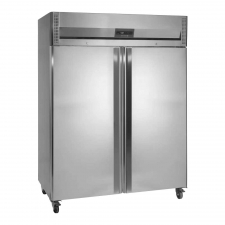 Armoire froide positive 2 portes pleines inox GN 2/1 1410 L