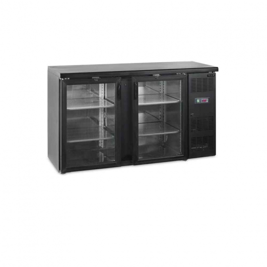 Arrière bar 2 portes vitrées 290 L