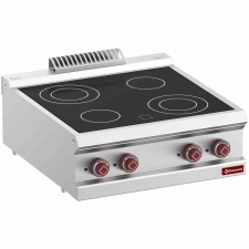 Cuisinière électrique vitrocéramique 4 zones