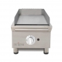 Plancha Fry-Top à gaz en acier rectifié L. 385 mm