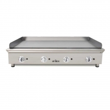 Plancha Fry-Top à gaz en acier rectifié L. 1310 mm