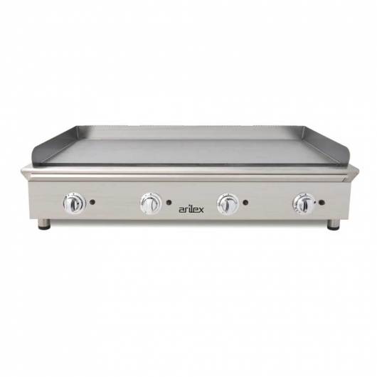 Plancha Fry-Top à gaz en acier rectifié L. 1310 mm