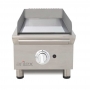 Plancha Fry-Top à gaz en acier chromé L. 385 mm
