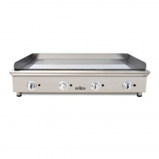 Plancha Fry-Top à gaz en acier chromé L. 1310 mm