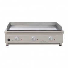 Plancha Fry-Top électrique en acier chromé L. 1000 mm