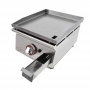 Plancha à gaz en acier laminé L. 406 mm