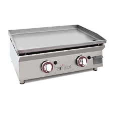 Plancha à gaz en acier laminé L. 606 mm