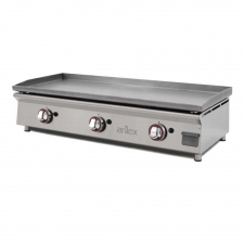 Plancha à gaz en acier laminé L. 1006 mm