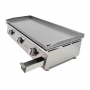 Plancha à gaz en acier laminé L. 1006 mm