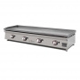 Plancha à gaz en acier laminé L. 1206 mm