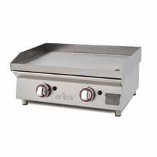 Plancha à gaz en acier rectifié L. 606 mm