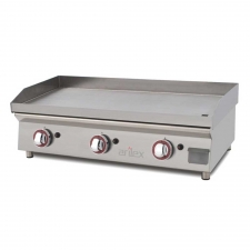 Plancha à gaz en acier rectifié L. 806 mm