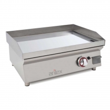 Plancha à gaz en acier chromé L. 606 mm