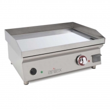 Plancha électrique en acier chromé L. 606 mm
