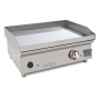 Plancha électrique en acier chromé L. 606 mm