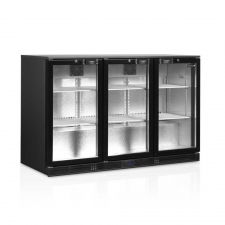 Arrière bar 3 portes vitrées battantes 278 L