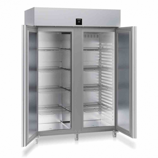 Armoire positive GN2/1, inox, 2 portes, 1360L, Perfection