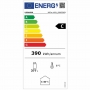 Réfrigérateur avec refroidissement par ventilation et barre de protection 377 L